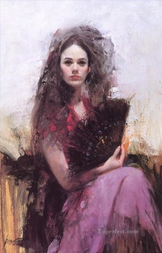 Mujer Painting - Pino Daeni 6 bella mujer dama